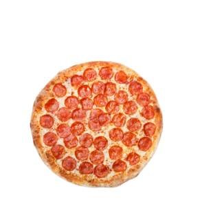 Salami pizza